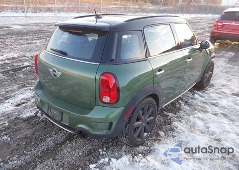 2015 Mini Countryman Cooper S z USA, uszkodzony, nr VIN WMWZC5C58FWM19865
